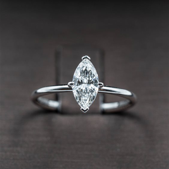 Anello Lux Gioielli Donna in Oro bianco Diamante 0.72 Ct ANL3543;072;V;BI - ANL3543;072;V;BI